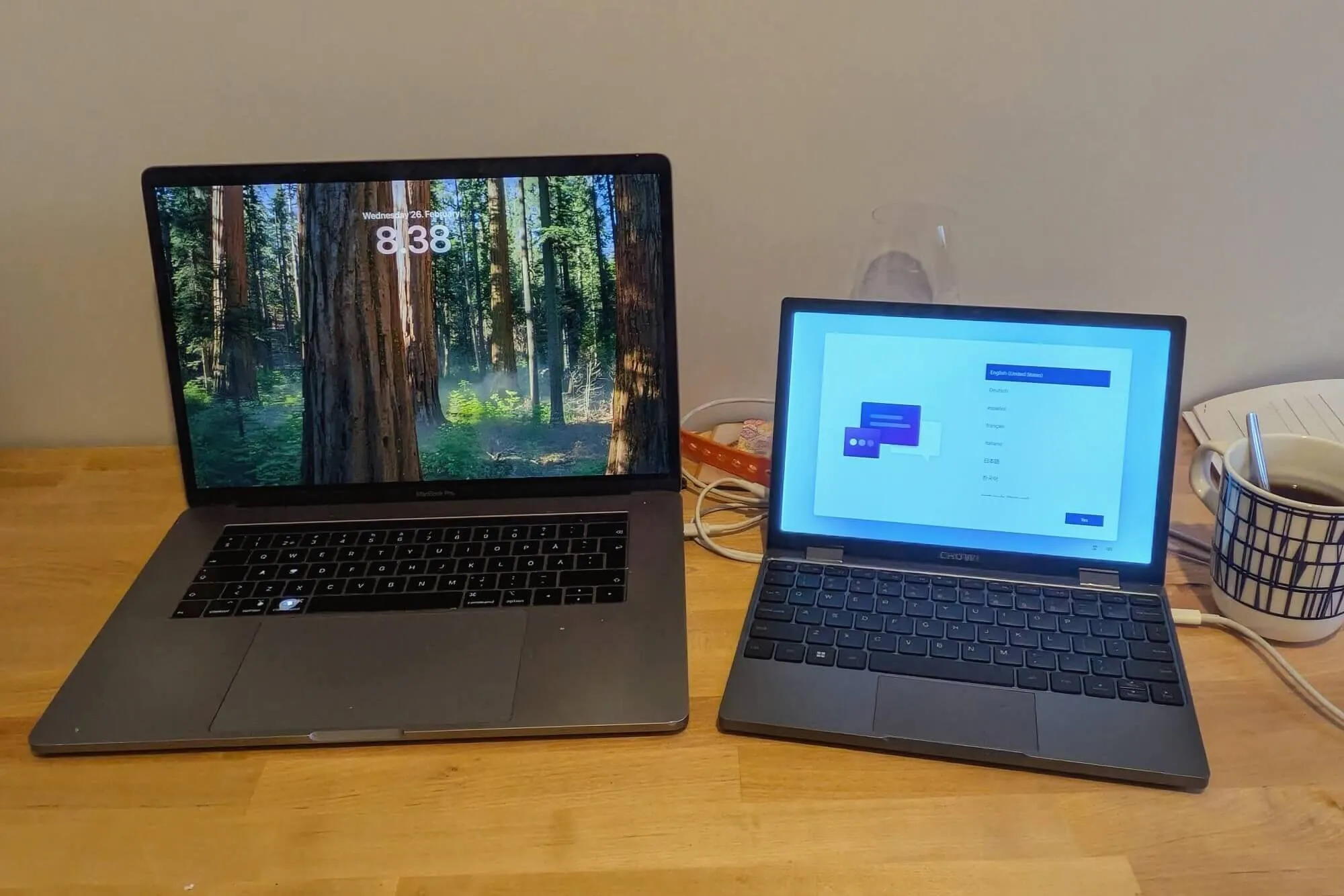 Two laptops
